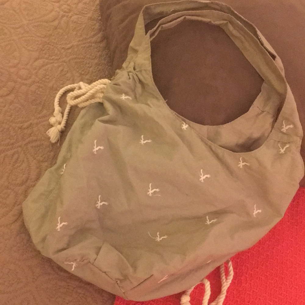 Tan and off white American Eagle Shoulder bag