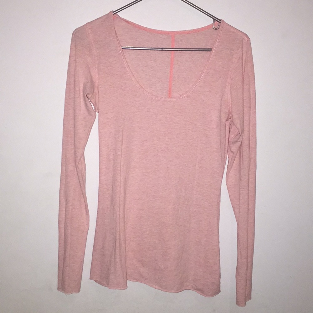 Lululemon Light Pink Long Sleeve Top