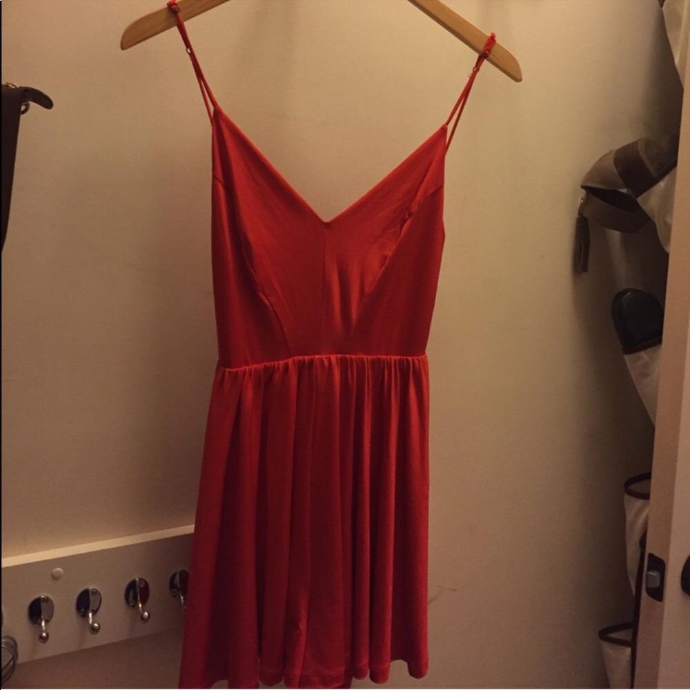 Orange Silence + Noise Romper