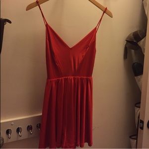 Orange Silence + Noise Romper