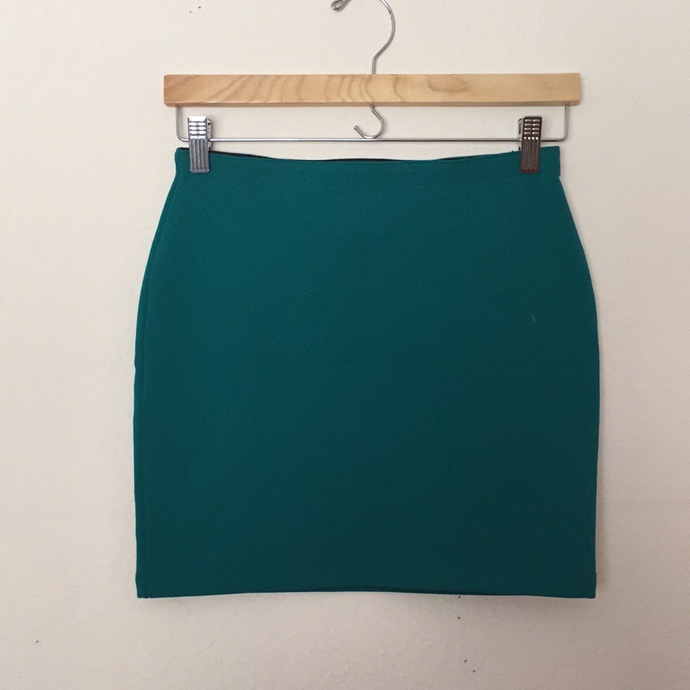 Teal skirt