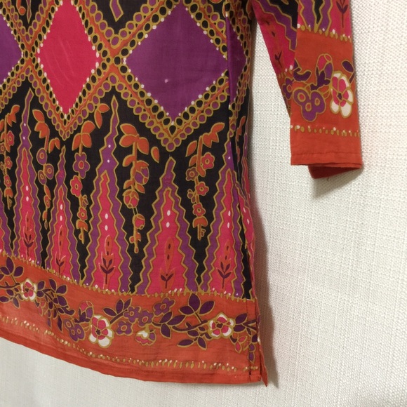 Blue Plate Anthropologie Embellished Top Sz S - Picture 4 of 8