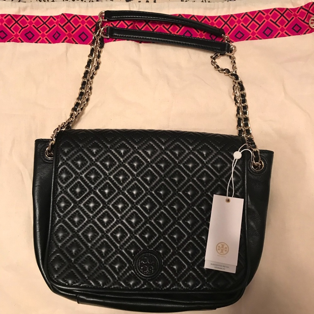 🚨SOLD🚨NWT Tory Burch Marion Quilted Flap Bag - Picture 2 of 8