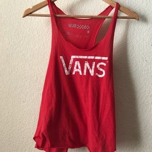 VANS XS RED TANK
