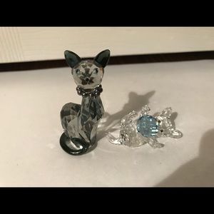 Limited Edition Swarovski Lovlots Cat Figures