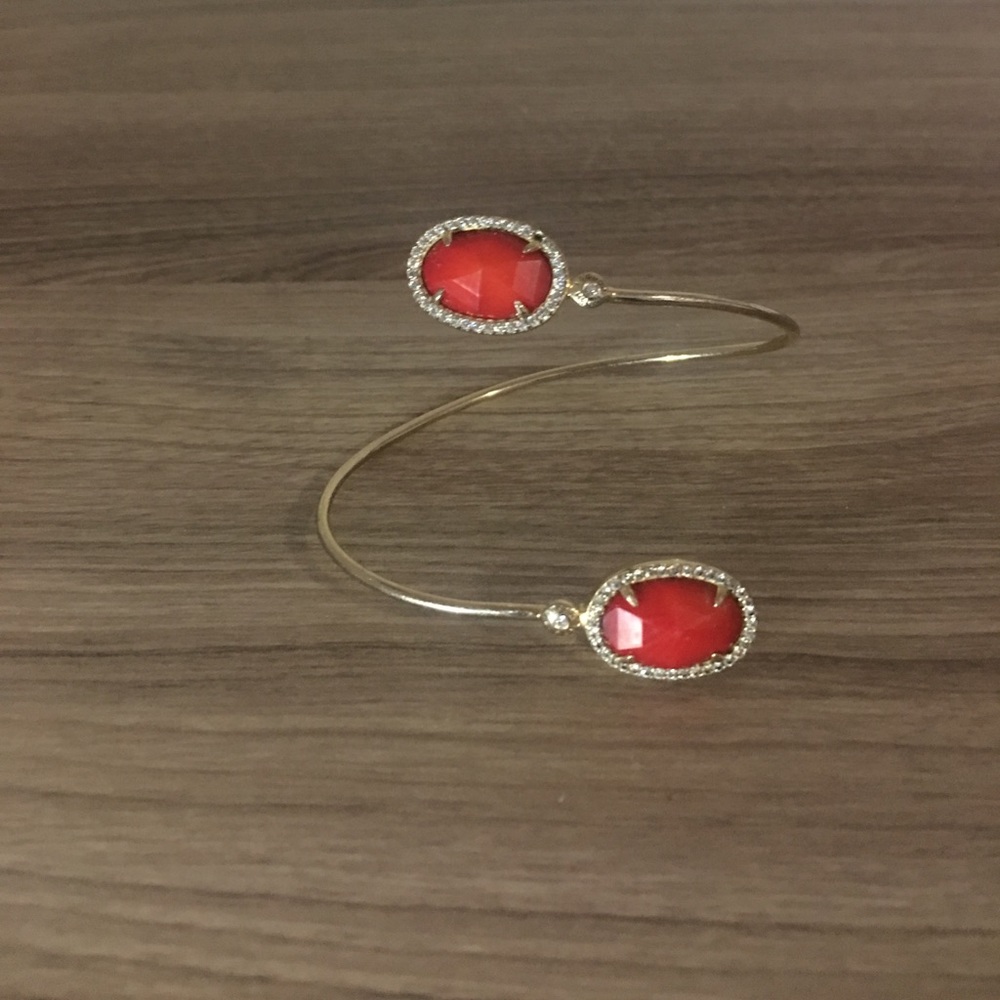 Henri Bendel Luxe Semi-Precious Coral Bracelet