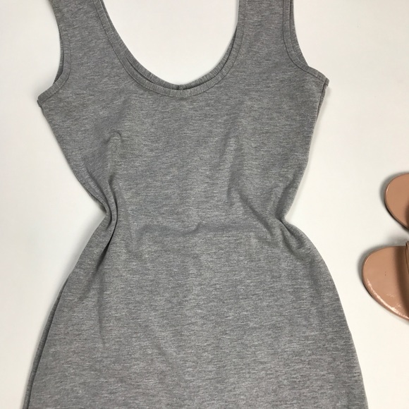 Ash/grey knee length overall/jumpsuit - Picture 4 of 5