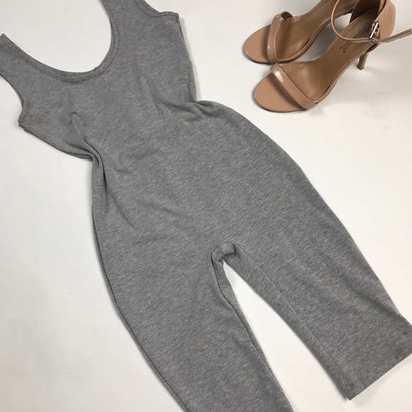 Ash/grey knee length overall/jumpsuit - Picture 2 of 5