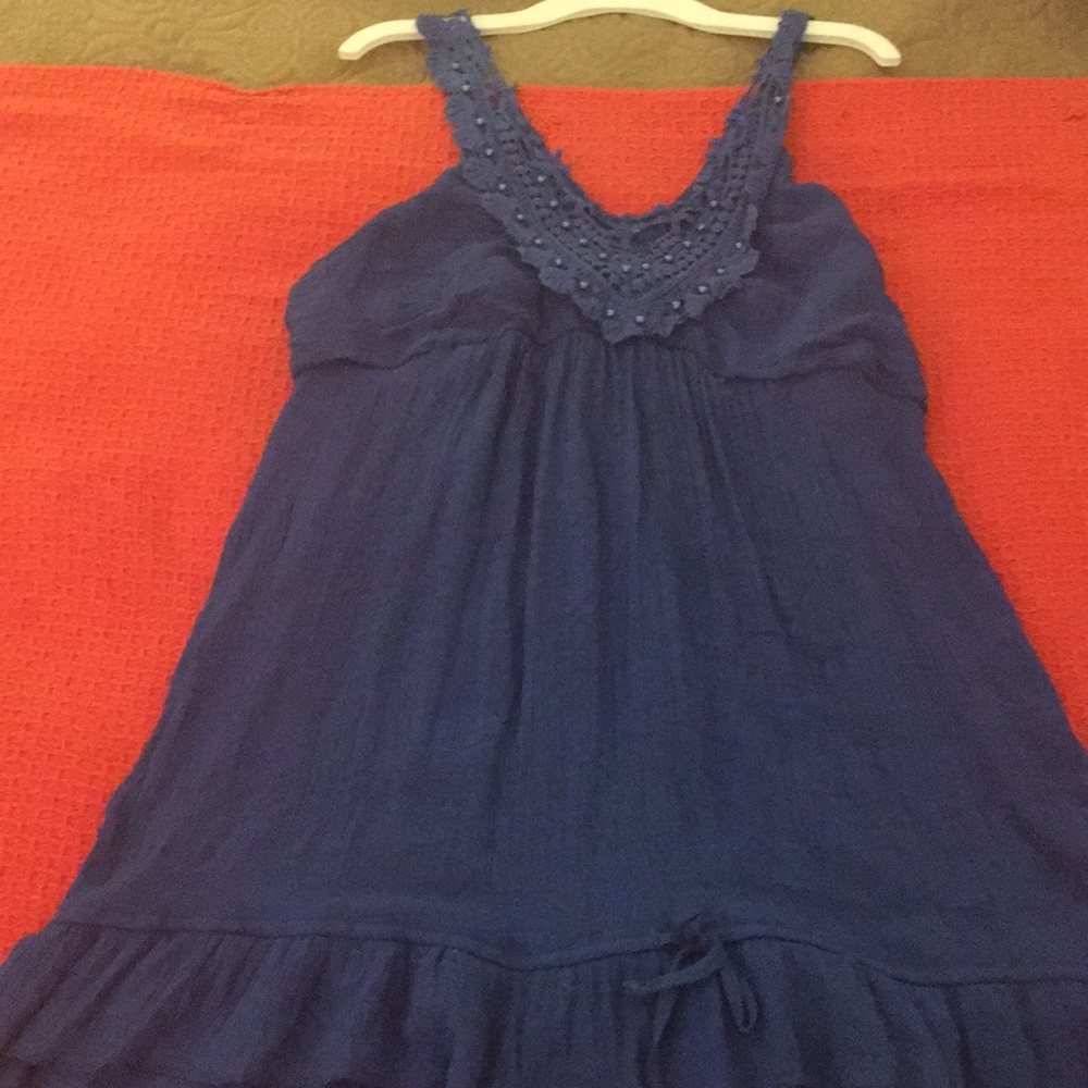 Gorgeous royal blue beaded tank