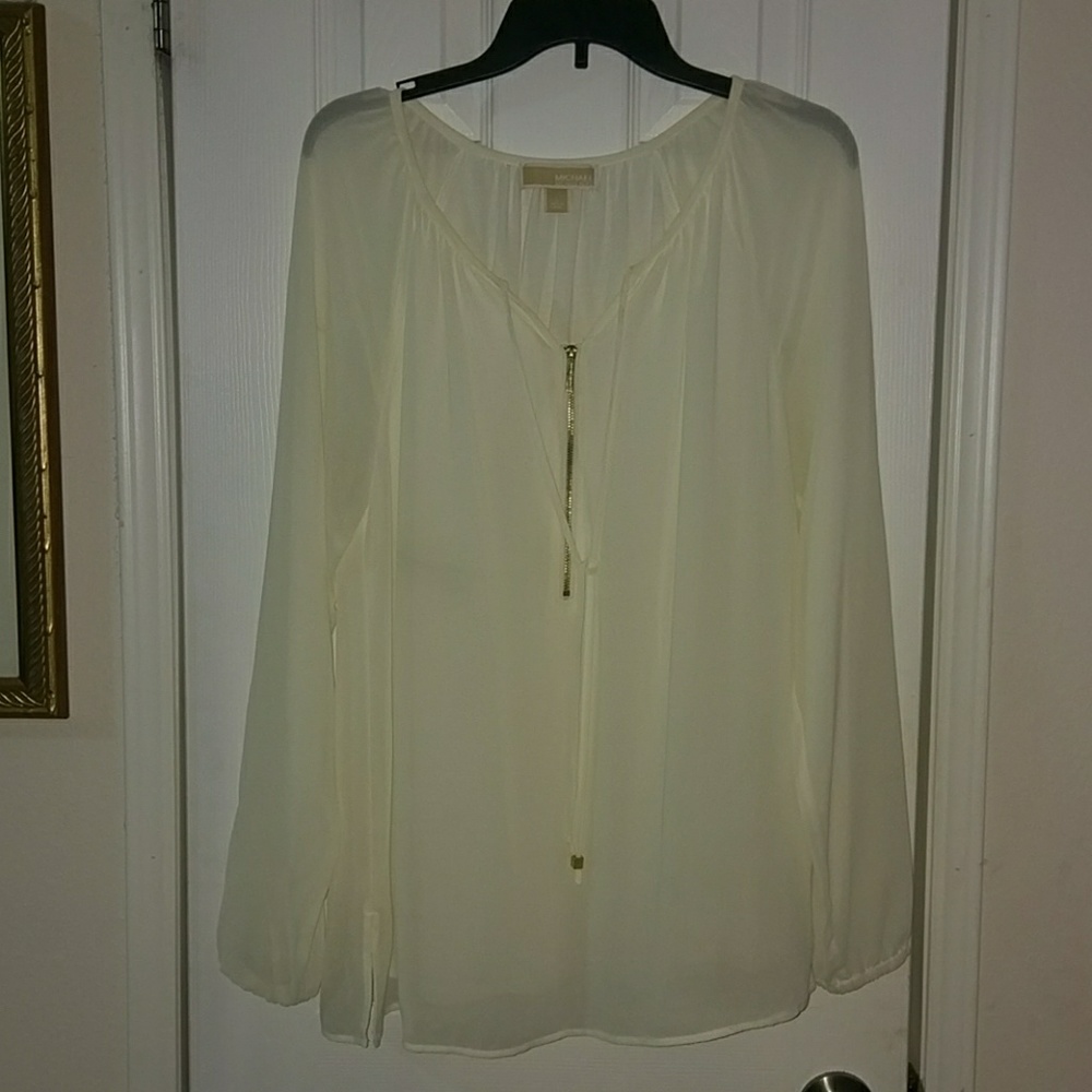 Michael Kors Cream color Flowing Blouse