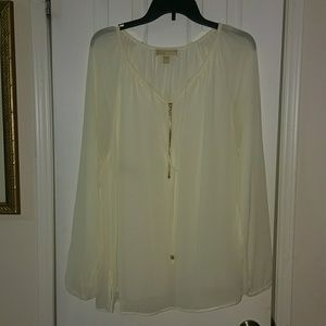 Michael Kors Cream color Flowing Blouse