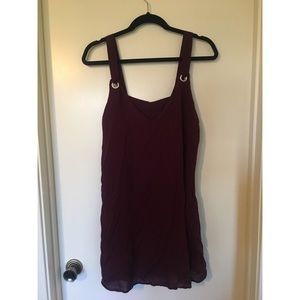 Maroon Forever 21 dress/cover-up