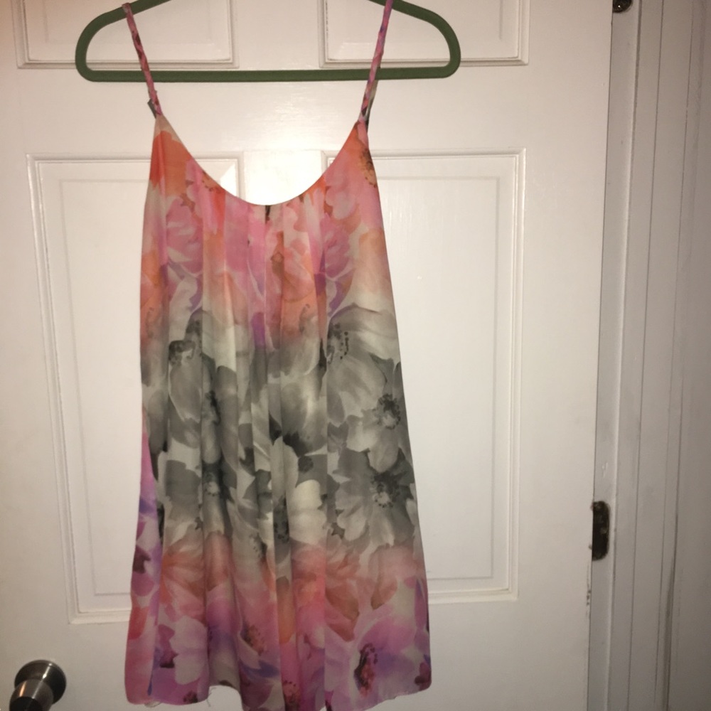 Floral ombré dress