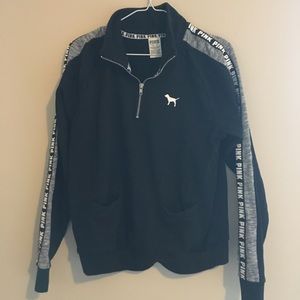 VS PINK Quarter Zip Jacket