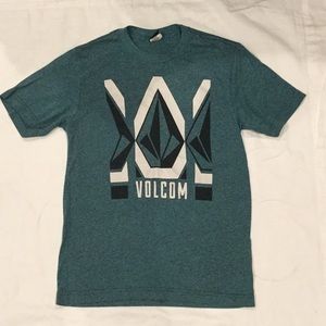 Boys gray/teal Volcom t-shirt
