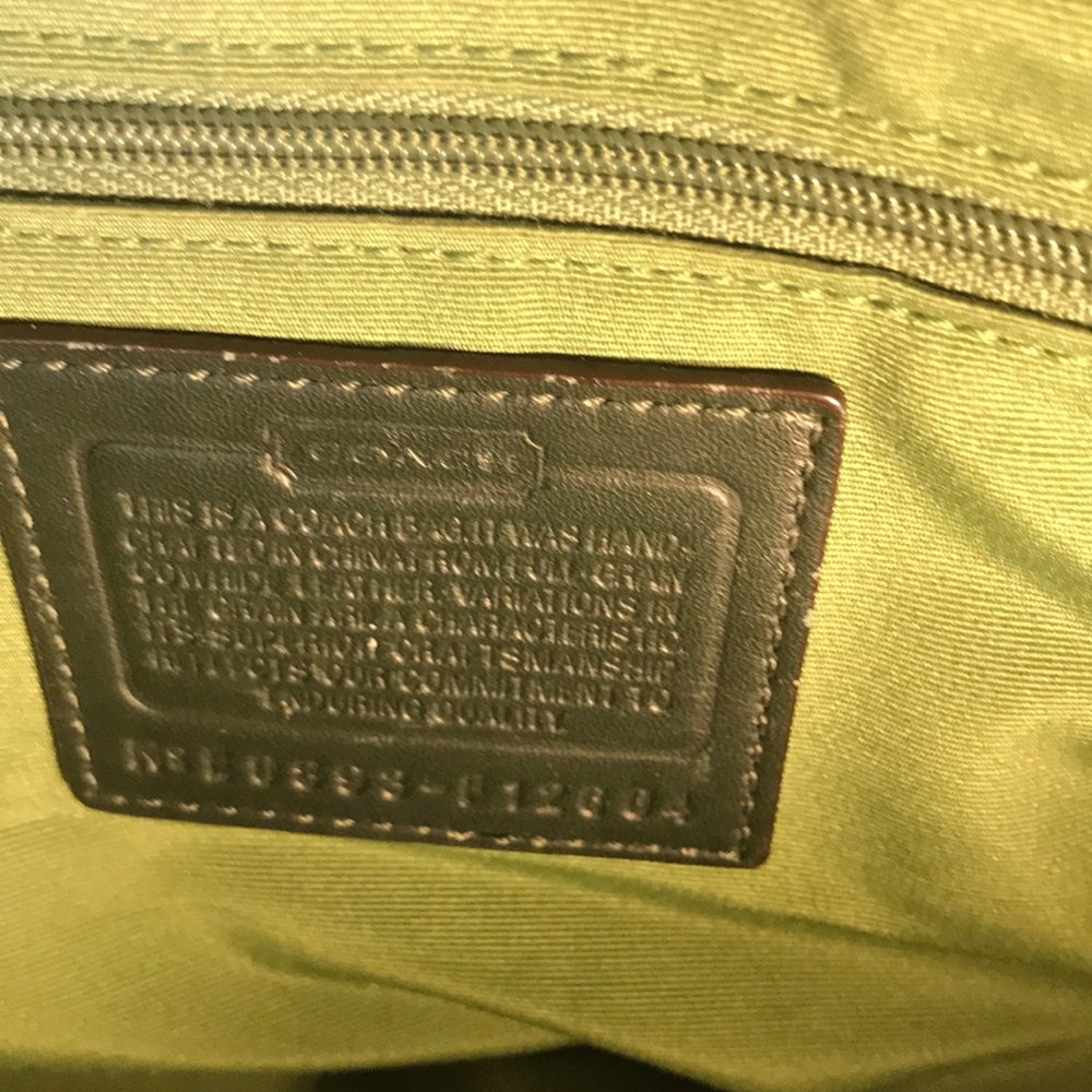 Green Coach purse E0893-F12604
