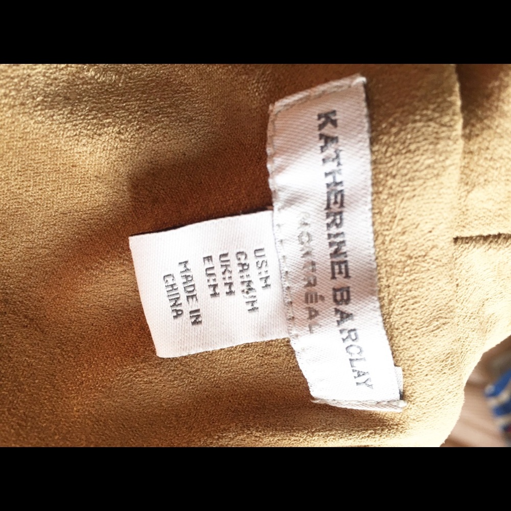SOLD Katherine Barclay Faux Suede Sleeveless - Picture 6 of 6