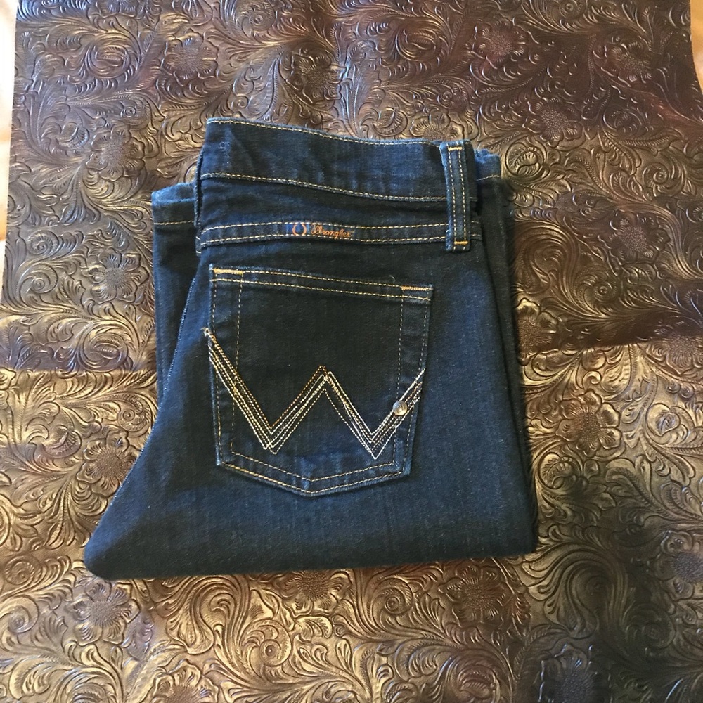 Wrangler Q-Baby Cowgirl Cut Jeans Girls 14 reg