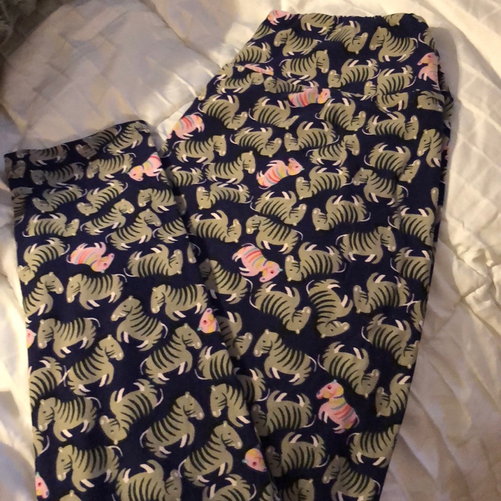 LuLaRoe zebra leggings