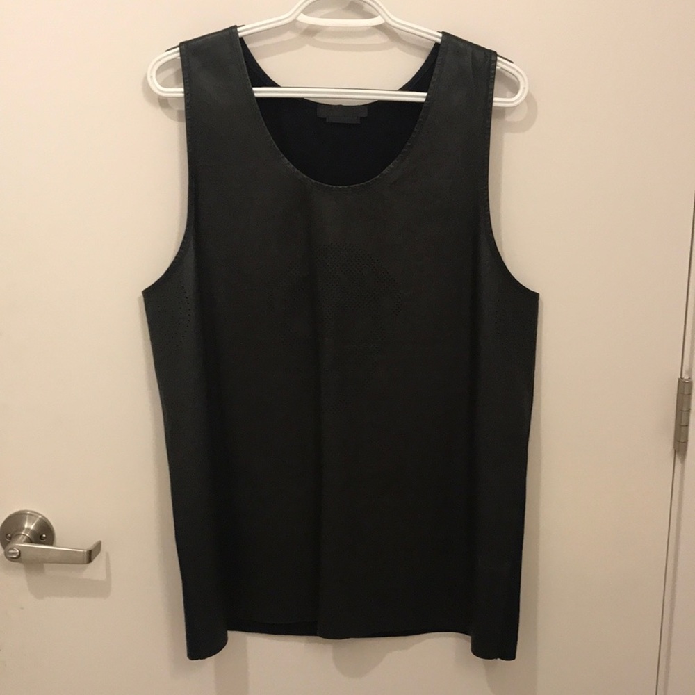 Alexander McQueen Leather Skull Tank