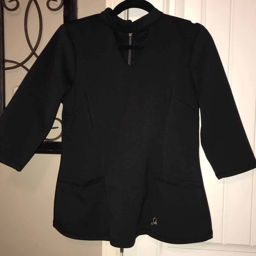 Jaanuu Mock Neck Scrub top