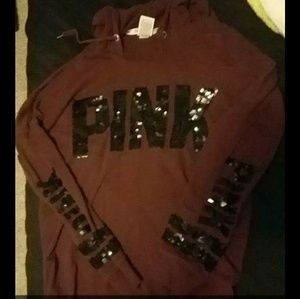 VS pink hoodie