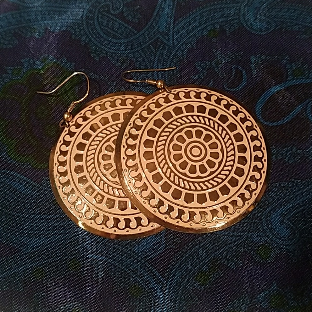 Large Gold Earrings
