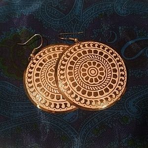 Large Gold Earrings