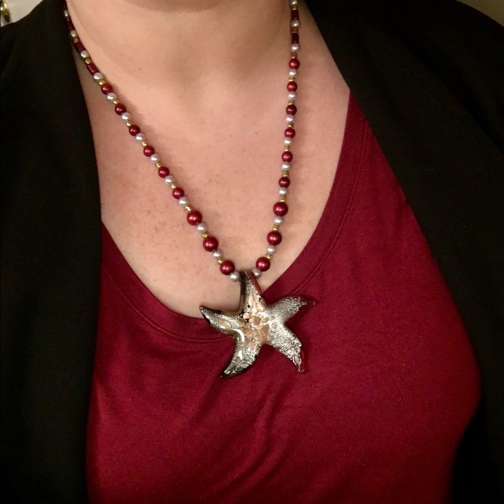 Handmade Starfish Necklace