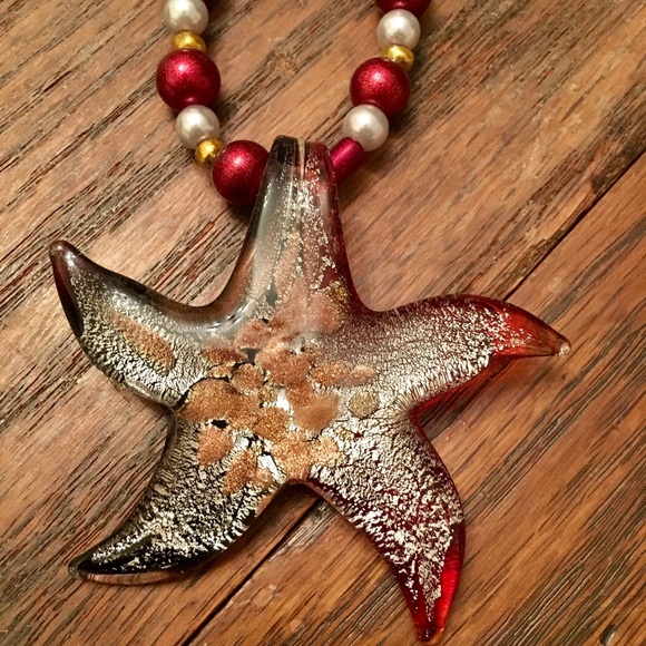 Handmade Starfish Necklace - Picture 3 of 6