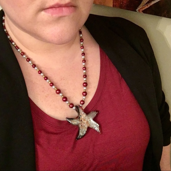 Handmade Starfish Necklace - Picture 4 of 6