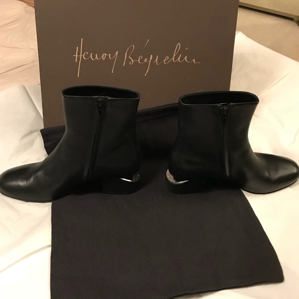 Henry Beguelin Icarus Torta Leather Boots Size 7