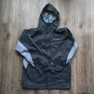 Grey Columbia rain jacket