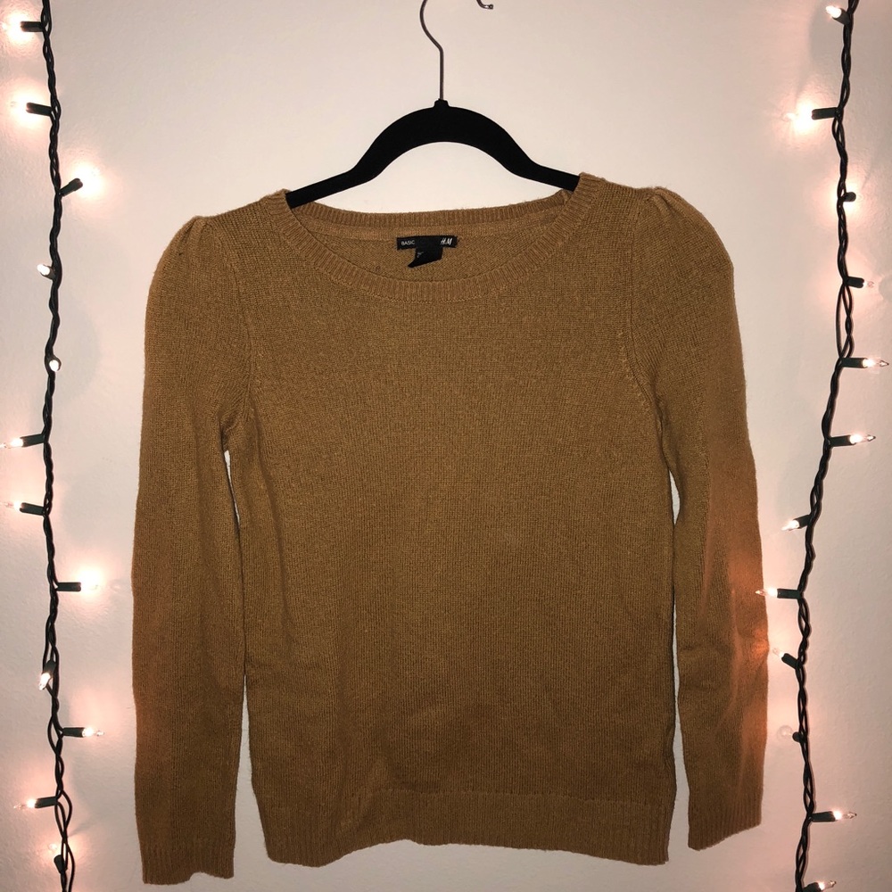 Dark mustard yellow sweater