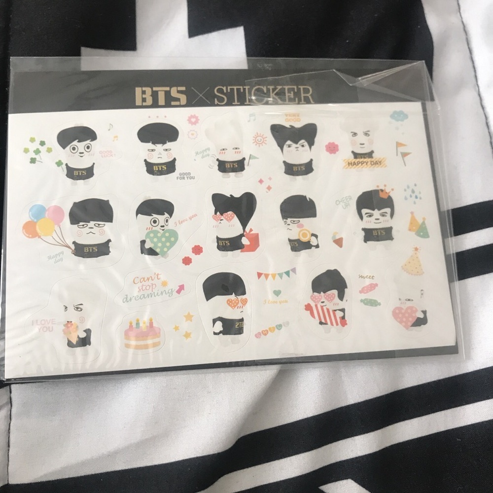 BTS sticker set
