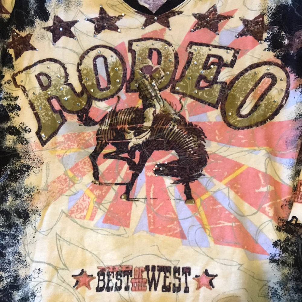 Rodeo Best of the West women’s shirt by Moda USA.