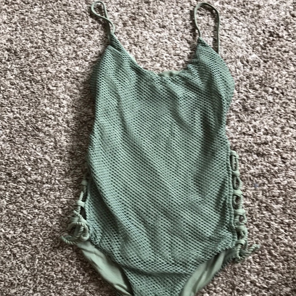 Open back cheeky one piece