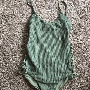 Open back cheeky one piece