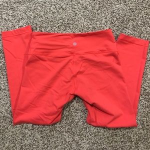 Lululemon Red Crops