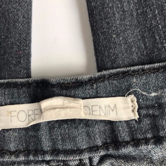 Forever 21 Gray Wash Stretch Denim Pant - Picture 3 of 4