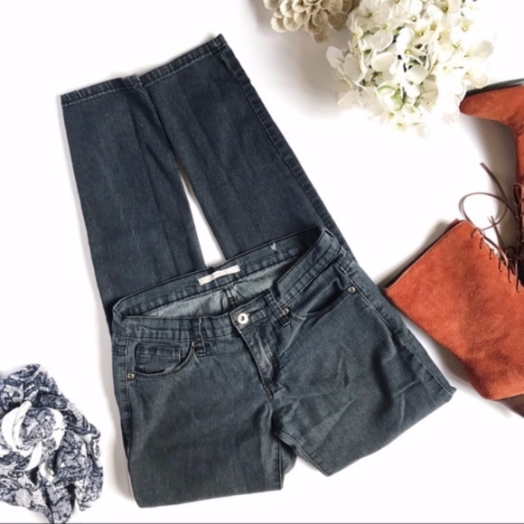 Forever 21 Gray Wash Stretch Denim Pant - Picture 2 of 4