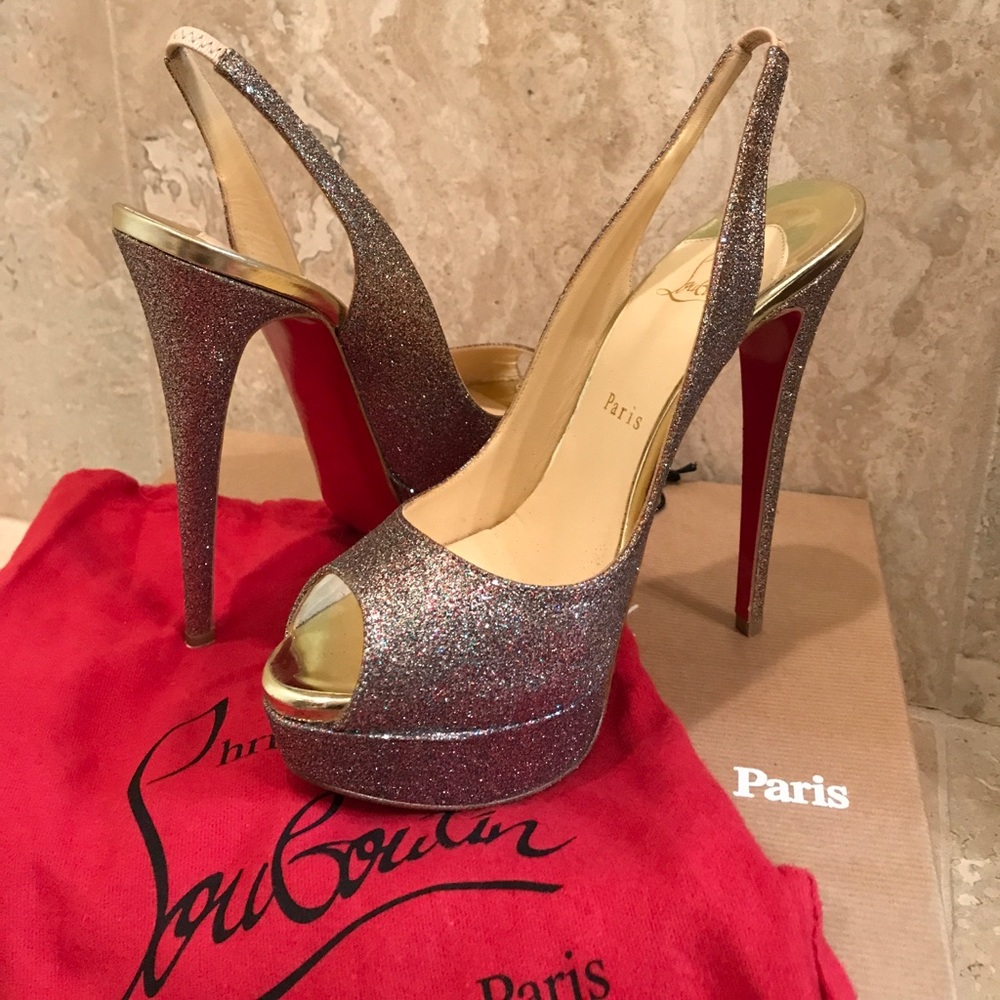 Christian Louboutin peeptoe- WORN ONCE