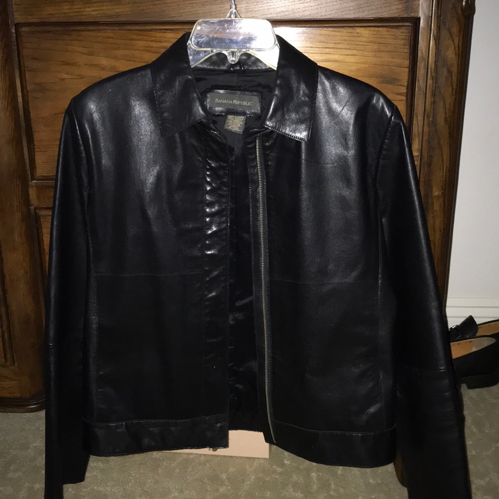 Banana Republic REAL Leather Jacket