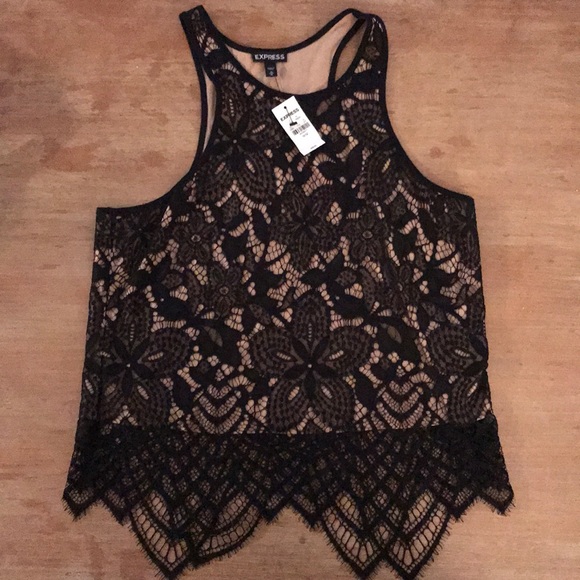 Express Tops - Express Lace Tank