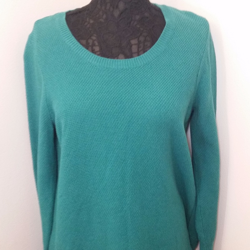Ann Taylor LOFT Womens Size L Sweater Knit Green