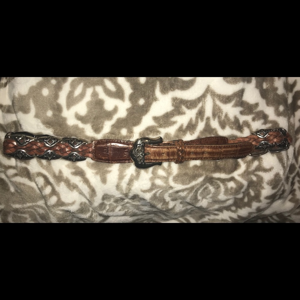 Vintage Brighton Brown Leather Belt M