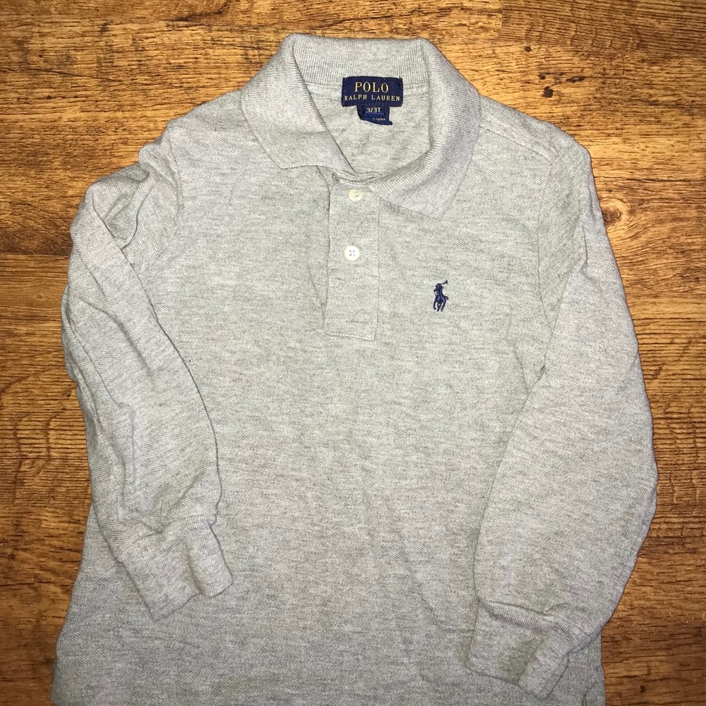 Toddler Boys Polo Ralph Lauren 3T Long Sleeve Polo
