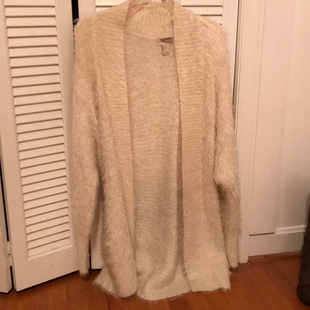 Fuzzy Forever 21 cardigan