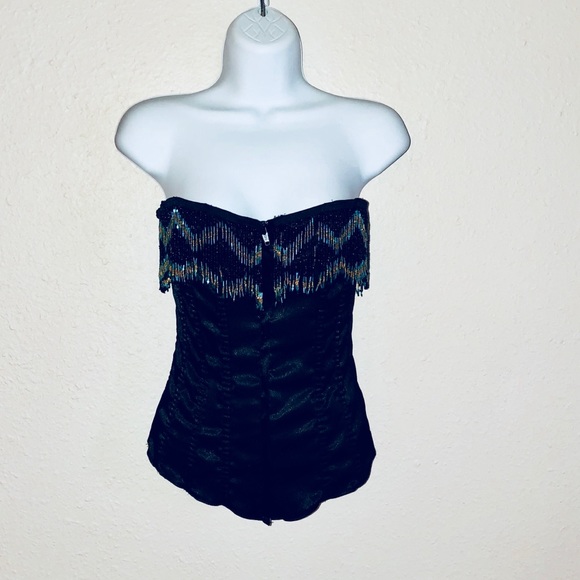 Tesa Classic Midnight Beaded Corset - Picture 5 of 6