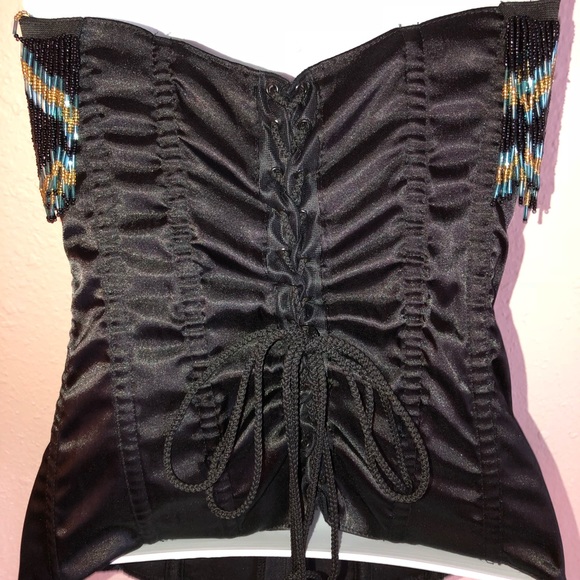 Tesa Classic Midnight Beaded Corset - Picture 6 of 6